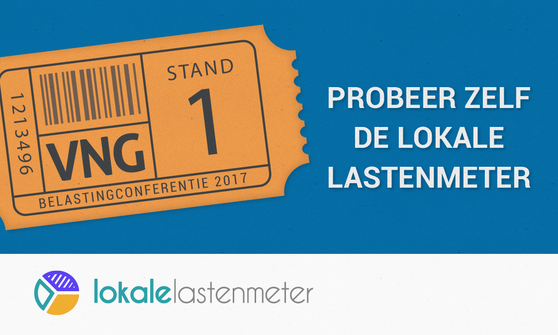 21 en 22 maart zijn wij aanwezig op de VNG Belastingconferentie in Papendal.  Iedereen is van harte welkom op onze stand de lokale lastenmeter zelf te proberen. Inschrijven op de workshop kan natuurlijk ook!